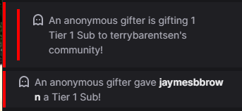 Anon Sub Twitch Badge