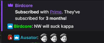 Prime Resub Message Badge